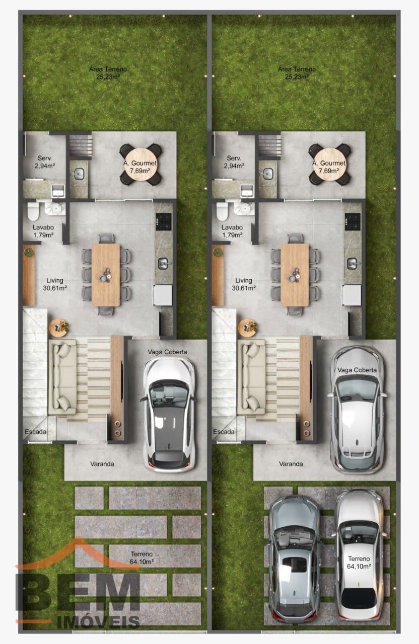 Sobrado à Venda com 3 quartos sendo 3 suítes, 3 vagas no bairro Barra do Rio em Itajaí/SC