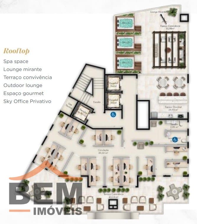 Apartamento à Venda com 3 quartos sendo 1 suíte, 2 vagas no bairro Fazenda em Itajai/SC