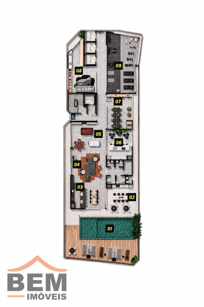 Studio para venda no bairro Centro em Itajaí, com 34 m²