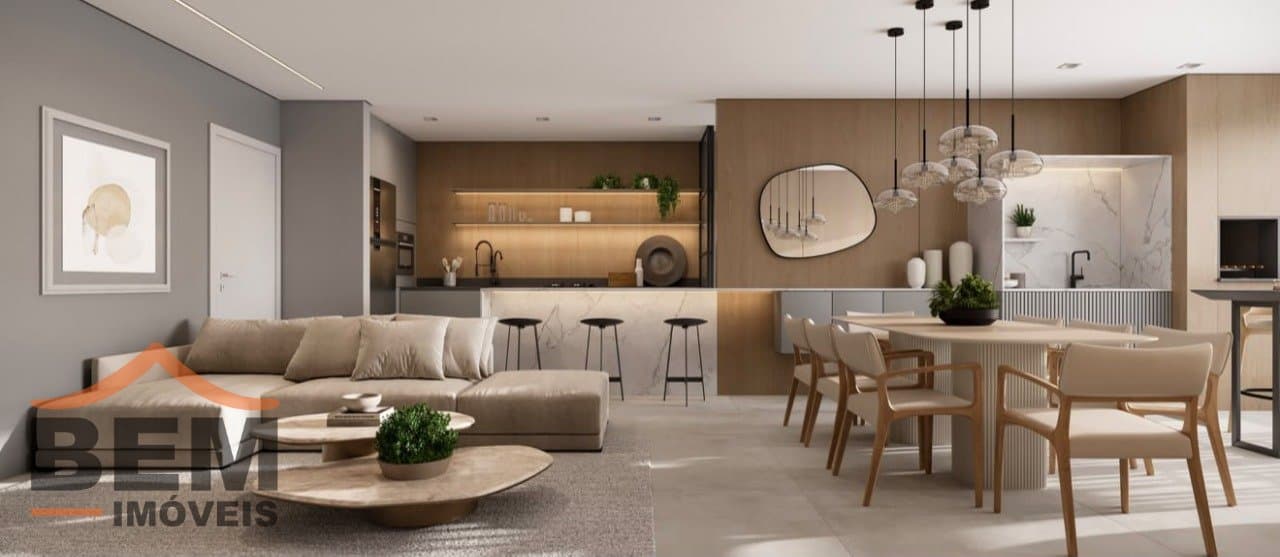 Apartamento para venda no bairro Praia Brava, em Itajaí, com 117m² e 3 suítes