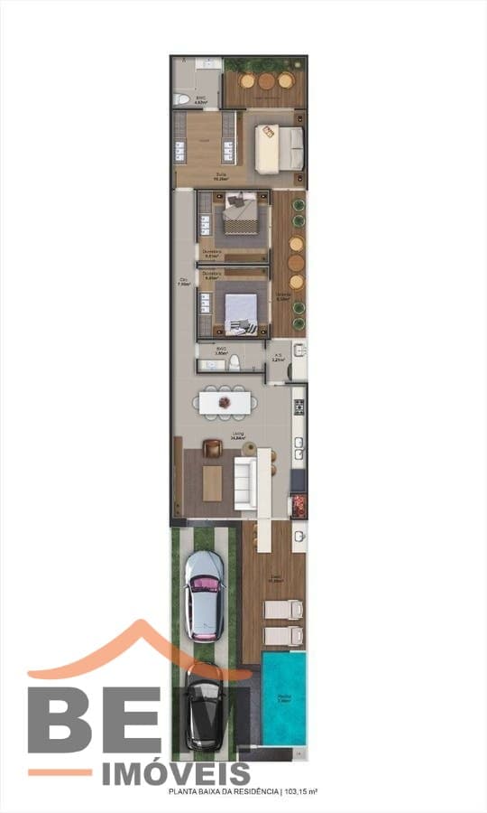 Casa para Venda com 3 quartos e 130m² no bairro Centro, em Camboriú - SC